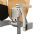 College Tip-up Double Classroom Chair with Writing Pad