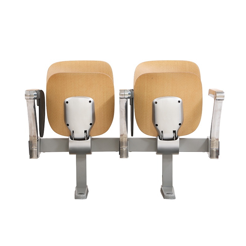 College Tip-up Double Classroom Chair with Writing Pad