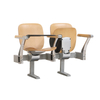 College Tip-up Double Classroom Chair with Writing Pad