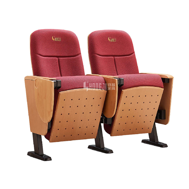 Commercial Anti-panic Plywood Auditorium Seating with Desk
